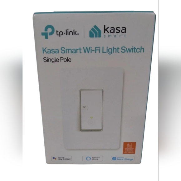 Smart Wi-Fi Light Switch - White - Picture 2 of 2